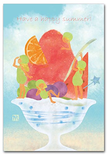 Amazon.co.jp: ポストカード Catch on summer 夏の絵葉書 暑中見舞い